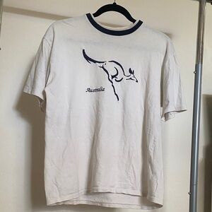 White Vintage Australia Kangaroo Graphic T-Shirt